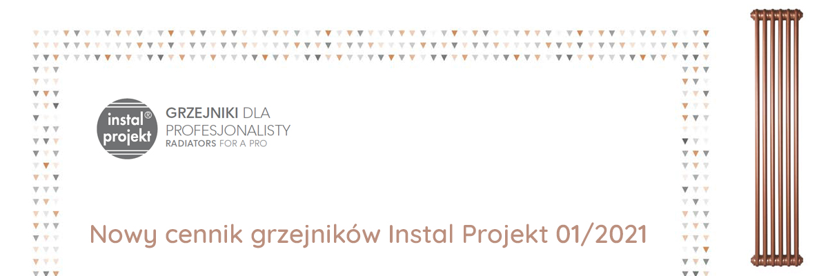 Cennik grzejników Instal Projekt 01/2021